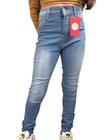 calça jeans meninas juvenil com cordão com laycra tam 10 12 14 e 16 anos