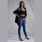 Calça jeans para gestante fit for me momentos lunender 20332 - Calça Jeans  Feminina - Magazine Luiza