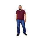 Calça Jeans Plus Size Com Cinto Masculina