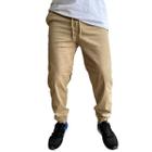 CALÇA jeans rasgada JOGGER MASCULINA JEANS RASGADO SLIM EM SARJA CAMUFLADO COM ELASTANO