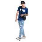 Calça Jeans Relaxed RockeSoda Masculina Destroyed Casual