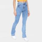 Calça Jeans Sawary Boot Cut Heart Feminina