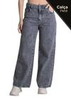 Calça Jeans Sawary Wide Leg Petit - 277933 Cinza