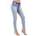 Calças Jeans Feminino Skinny Colada Com Barra Justa Comprida e Conforto  Garantido - MEIMI AMORES - Calça Jeans Feminina - Magazine Luiza