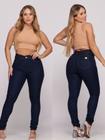 Calça Jeans Skinny Feminina Basica Cintura Alta Elastano Lycra Conforto e Estilo Linha Premium