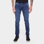 Calça Jeans Skinny Grifle Casual Masculina