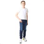 Calça Jeans Skinny Menino Infantil Lycra Juvenil Elastano