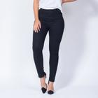 Calça Jeans Skinny Preta Cintura Média Yck's