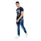 Calça Jeans Skinny RockeSoda Masculina Estonada Look Moderno