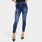 Calça Jeans Skinny Sawary Cintura Alta Feminina