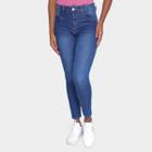 Calça Jeans Skinny Sawary Levanta Bumbum Feminina