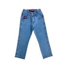 Calça Jeans Tradicional Infantil Country Os Boiadeiros Delavê Reto Ref. 452