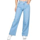 Calça Jeans Wide Leg Feminina Pantalona Cintura Alta