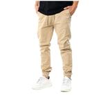 Calça jogger jeans masculina com cordão na cintura