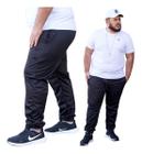 Calça Jogger Malha Premium Flanelada Plus Size Esportiva 106