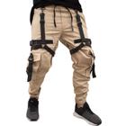 Calça Jogger Masculina BEGE New Combat Tracks