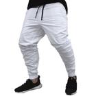 Calça Jogger Masculina BRANCA Básica LOGO BRANCA