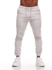 Calça Jogger Masculina Slim Sarja Com Punho Elástico alfaiataria Swag Sport Fino Jeans