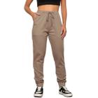 Calça Jogger Sarja Feminina Casual