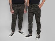 Calça Jogger Vista Magalu Sarja Camuflada