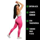 Calça Leg Legging LISA LEVANTA BUMBUM Cintura Alta Fitness Treino Corrida Academia Cores 873