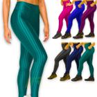 Calça Legging 3D POLIAMIDA Leg Fitness Academia Corrida Yoga Cós Alto Feminina 564