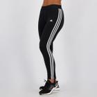 Calça Legging Adidas 3 Stripes Feminina Preta