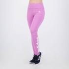 Calça Legging Adidas Logo Linear Feminina Roxa