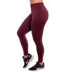 Calça Legging Basic Lupo, P, na cor vinho e verde