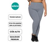 Calça legging básica splus size fitness cós alto - selene