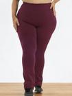 Calça Legging Boca De Sino Flare Premium Plus Size Cós Alto - D Bell