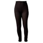 Calça Legging Canelada Grossa Lã Feminino Masculino Cós Alto