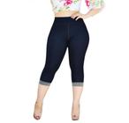 Calça Legging Capri Corsário Cintura Alta