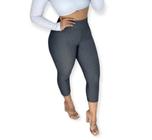 Calça Legging Capri Corsário Cintura Alta