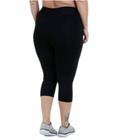 Calça Legging Capri Suplex Grosso Plus Size G1 G2 G3 G4 Cintura Alta Fitness Feminino Academia