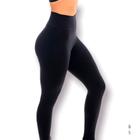 Calça Legging Cos Alto Fitnes N/transparente Original Modelou - BSereias