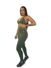 Calça Legging de Emana Compressão com Cinta - SUPORT FITNESS.