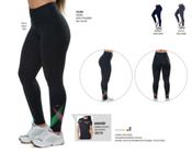 Calça legging elite preto/verde/pink - 129020