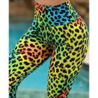 Calça Legging Empina Bumbum Colored Leopard - Claudia Rosa