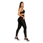 Calça Legging Feminina c/ Bolsos Basic Preto Amplifit