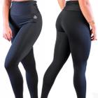 Calça Legging Academia 3D com tule lateral, cintura alta e grande  compressão, zero transparência - Mirraje Girls - Calça Legging - Magazine  Luiza