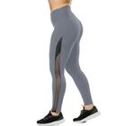 Calça Legging Feminina Fitness com Detalhes Lateral Elite