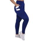 Calça Legging Fitness Bolso Recortes Poliamida Fio Brilho - ORBIS FITNESS