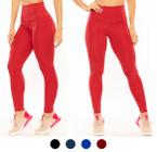 Calça Legging Fusô DiPaula Cos Alto Power Esportiva Academia Feminino Adulto Multicores - Ref 170809