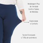 Calça Legging Gabriela Lisa Plus Size 1133 Várias Cores - Mulher Única