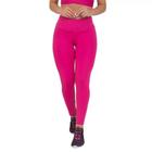 Kit 3 Calça legging treinamento mulher fitness 3D cós largo