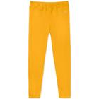 Calça Legging Infantil Menina Com Tecnologia Thermo - Amarelo-Tamanho 8