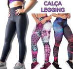 Calça Legging Modeladora Cintura Alta Academia Alta Compressão