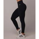 Calça Legging Modeladora Preta com Cós Alto - Moving