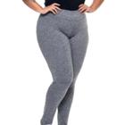 Calça Legging Plus Size Cintura Alta Academia Moda Fitness Feminina Lisa Suplex G1 G2 G3 - Lumu Modas